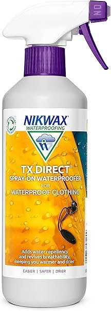 Nikwax TX.DIRECT Spray-On Waterproofer 500ml 9 Nikwax TX.DIRECT Spray-On Waterproofer 500ml